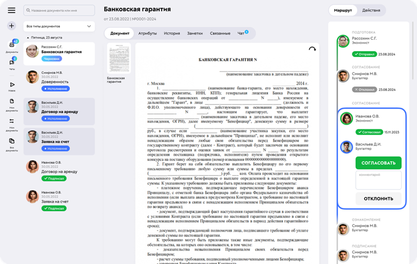 Скриншот 2. Платформа цифровизации «АТАЧ»